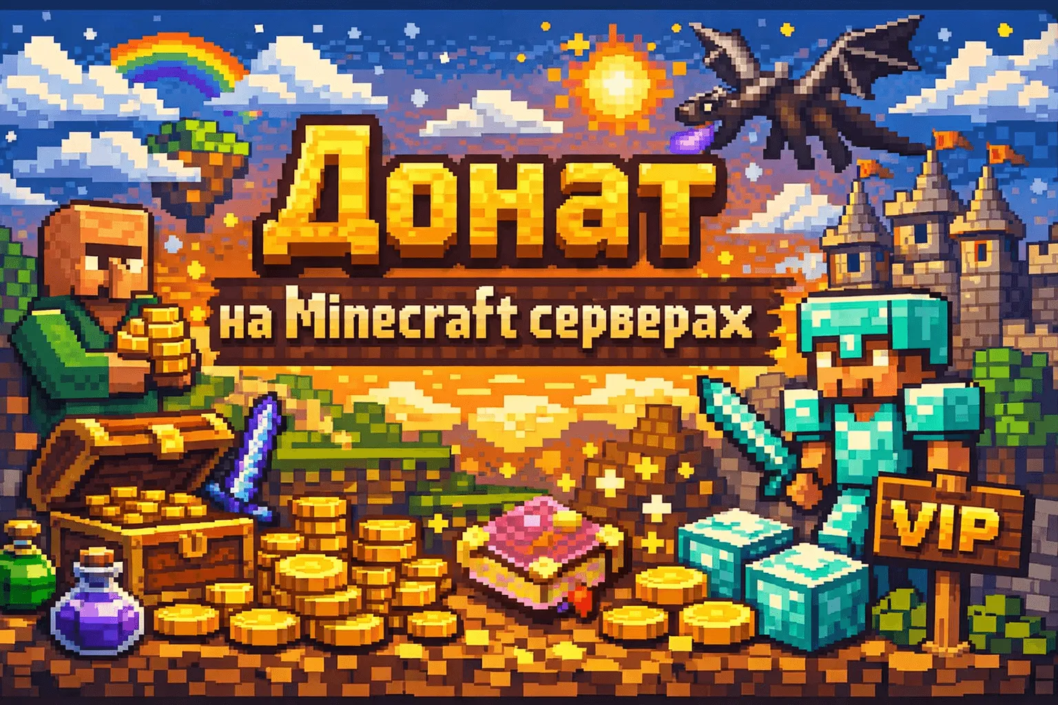 Донат на Minecraft серверах